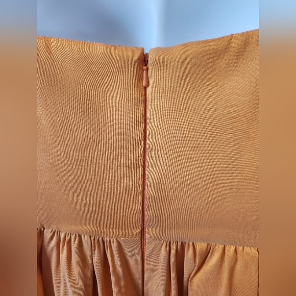 Aqua Brand Floral Strapless Dress Fit&Flare Size 12 Homecoming Summer Fall - Picture 10 of 12